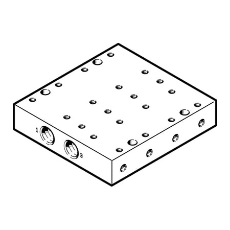 Festo Manifold Rail VABM-P7-18MB-G18-M5-4 VABM-P7-18MB-G18-M5-4